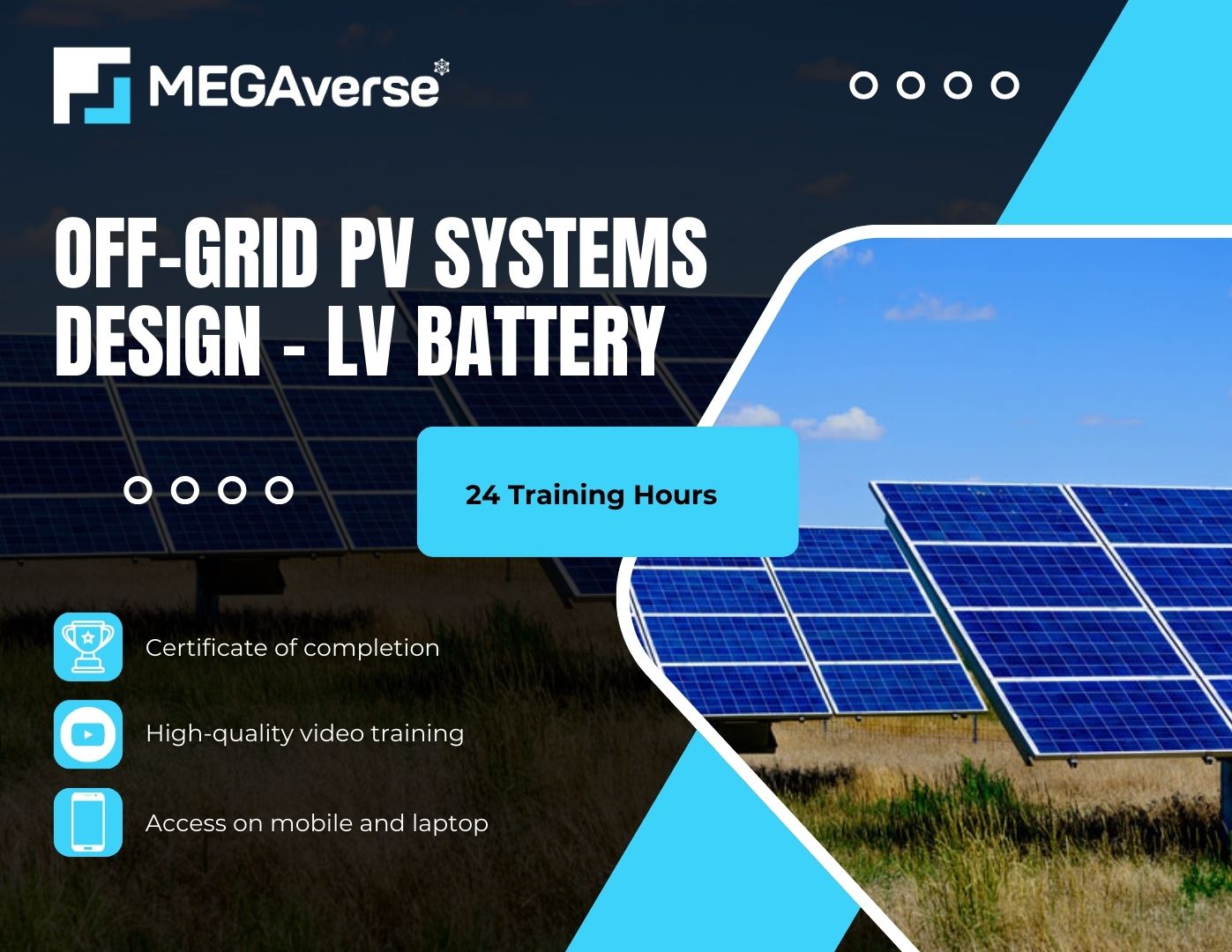 Off-Grid PV Systems Design Course – LV Battery